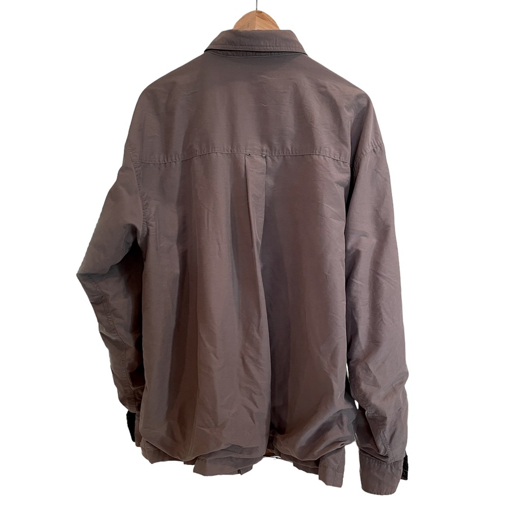Vans Men’s Gray Button Front Fleece Lined Shacket Size L - Picture 2 of 6